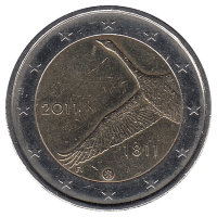 Финляндия 2 евро 2011 год