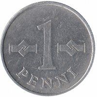 Финляндия 1 пенни 1973 год
