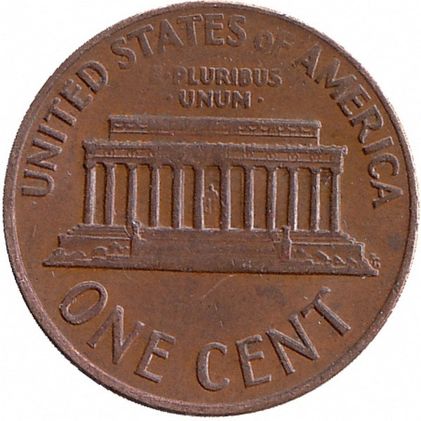 США 1 цент 1972 год (D)