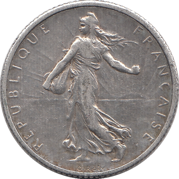 Франция 1 франк 1917 год