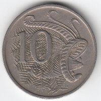 Австралия 10 центов 1967 год