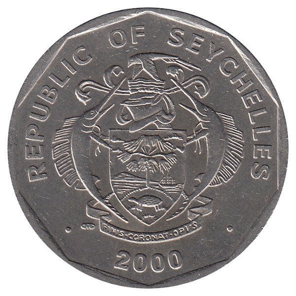 Сейшельские острова 5 рупий 2000 год