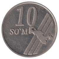 Узбекистан 10 сум 2001 год