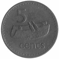 Фиджи 5 центов 1969 год