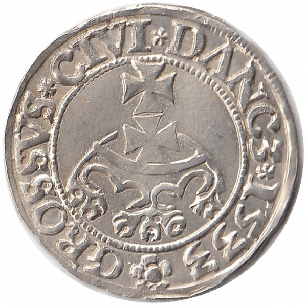 Данциг–Гданьск 1 грош 1533 год (состояние!!!)