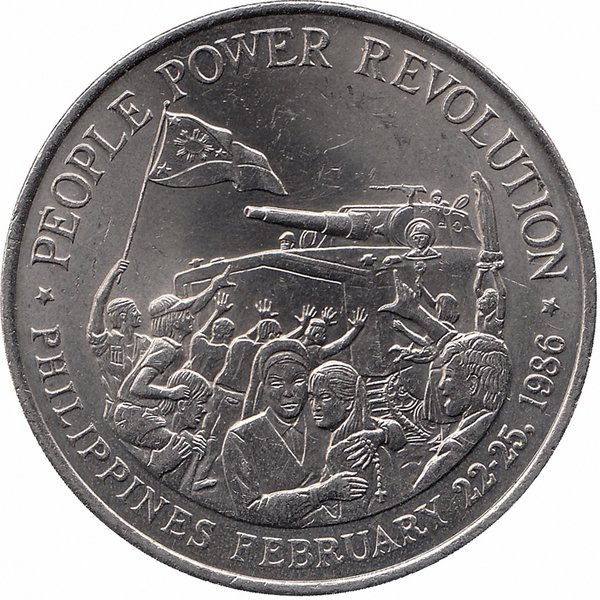 Филиппины 10 песо 1988 год