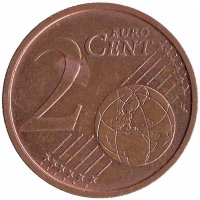 Германия 2 евроцента 2007 год (D)