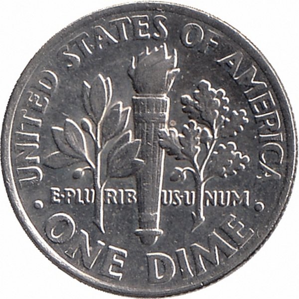 США 10 центов 2004 год (D)