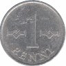 Финляндия 1 пенни 1976 год