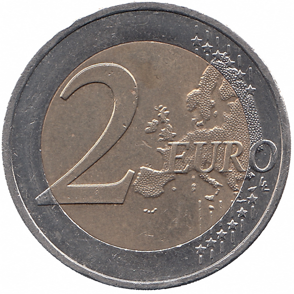 Греция 2 евро 2012 год (10 лет наличному обращению евро)