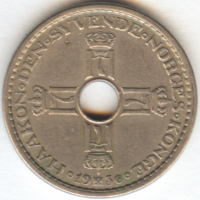 Норвегия 1 крона 1936 год