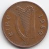 Ирландия 1 пенни 1980 год