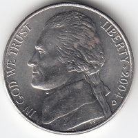 США 5 центов 2004 год (D)