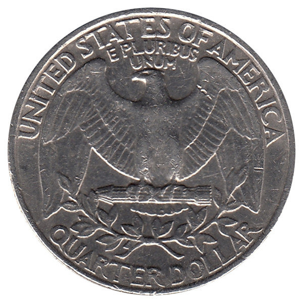 США 25 центов 1980 год (P)