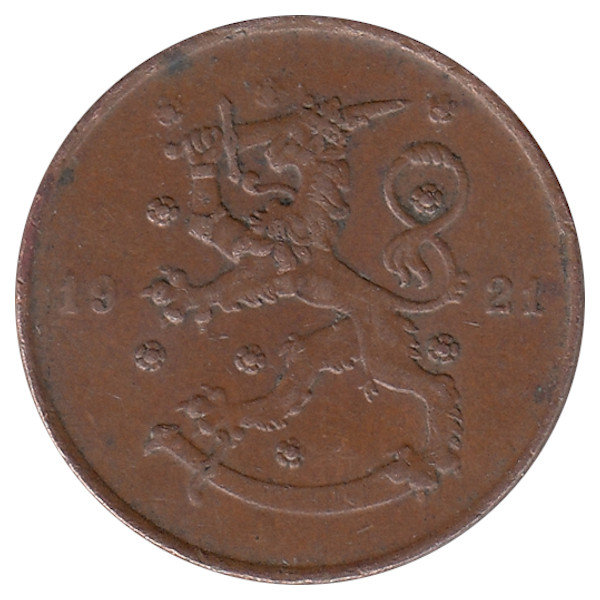 Финляндия 10 пенни 1921 год