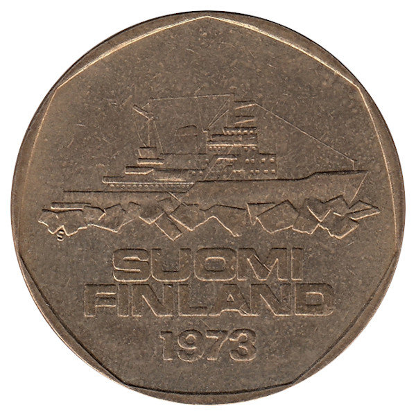 Финляндия 5 марок 1973 год 