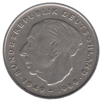 ФРГ 2 марки 1972 год (D)