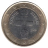 Кипр 1 евро 2008 год