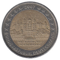Германия 2 евро 2007 год (F)