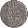 Великобритания 1 шиллинг 1962 год (Английский герб)