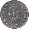 Французская Полинезия 10 франков 1967 год
