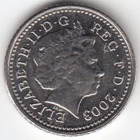 Великобритания 5 пенсов 2003 год