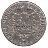 Западные Африканские штаты 50 франков 1978 год