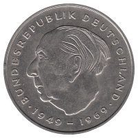ФРГ 2 марки 1975 год (G)