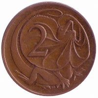Австралия 2 цента 1973 год