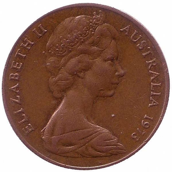 Австралия 2 цента 1973 год
