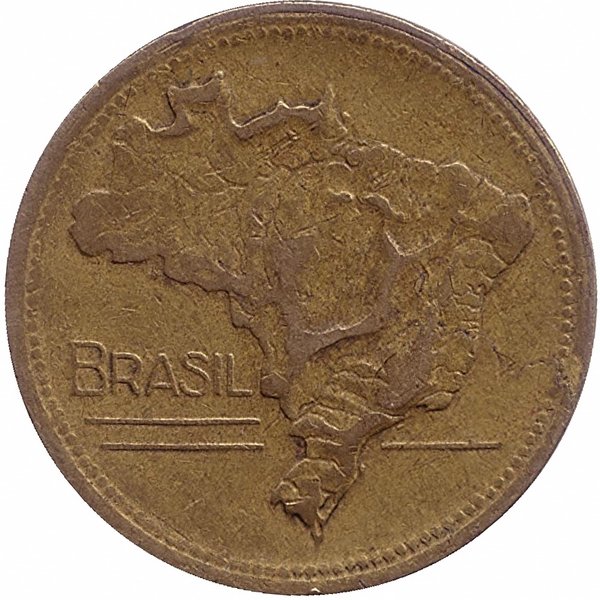 Бразилия 2 крузейро 1949 год