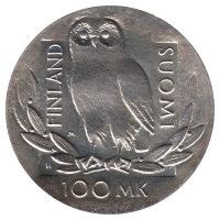 Финляндия 100 марок 1990 год (Хельсинкский университет)