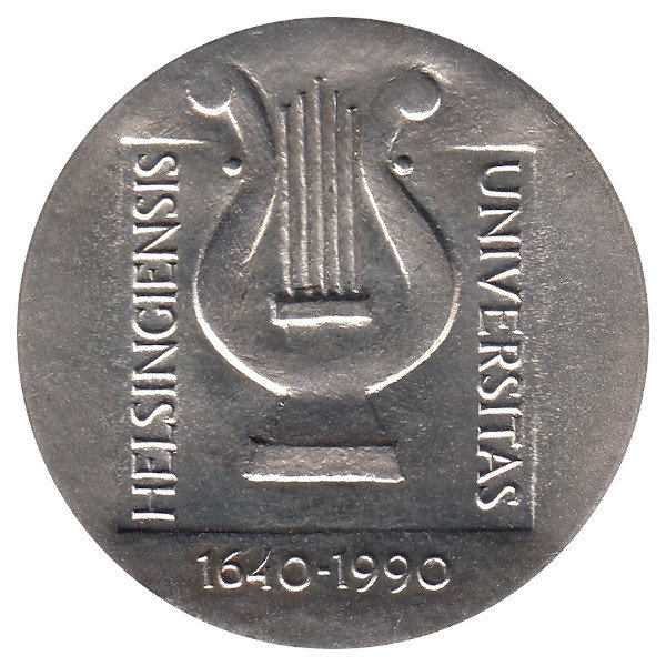 Финляндия 100 марок 1990 год (Хельсинкский университет)