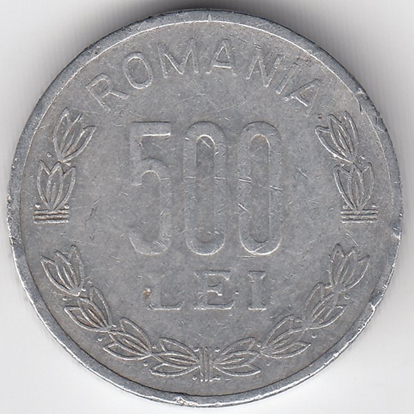 Румыния 500 лей 1999 год