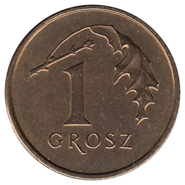 Польша 1 грош 1992 год