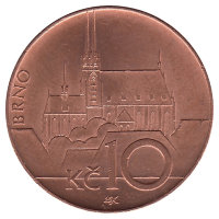 Чехия 10 крон 2003 год (UNC)