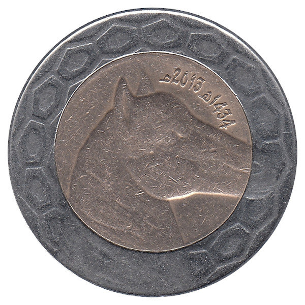 Алжир 100 динаров 2013 год