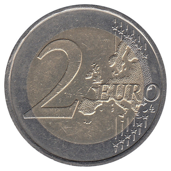 Португалия 2 евро 2007 год