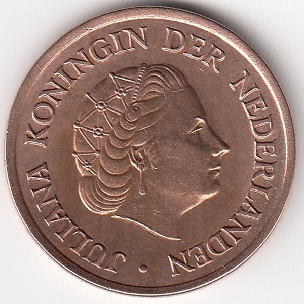Нидерланды 5 центов 1965 год