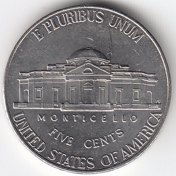 США 5 центов 2011 год (D)