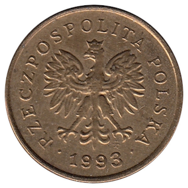 Польша 1 грош 1993 год