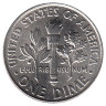 США 10 центов 2017 год (P)
