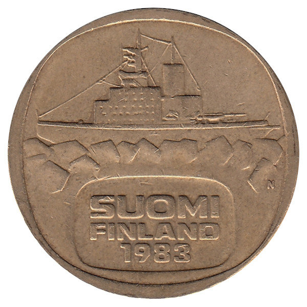 Финляндия 5 марок 1983 год "N"