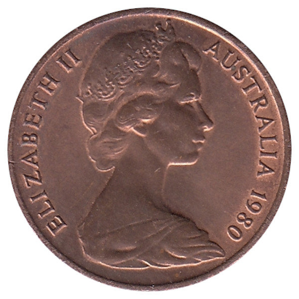 Австралия 1 цент 1980 год