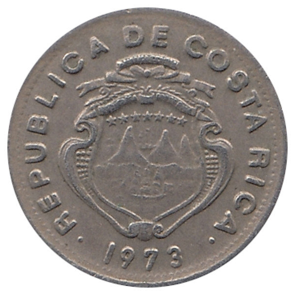 Коста-Рика 5 сентимо 1973 год