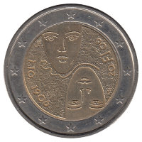 Финляндия 2 евро 2006 год 