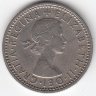 Великобритания 6 пенсов 1957 год