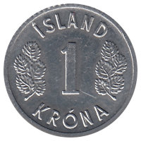 Исландия 1 крона 1980 год