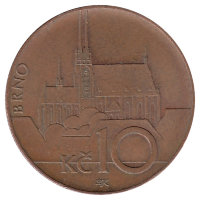 Чехия 10 крон 2008 год