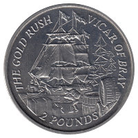 Фолклендские острова 2 фунта 2000 год
